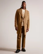 mens peaked lapel coat