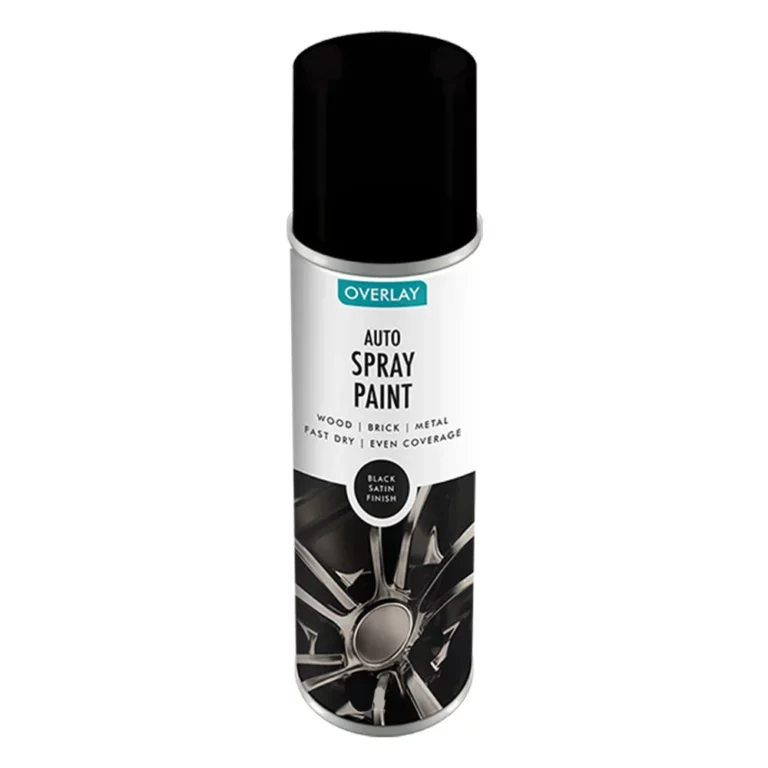 satin black spray paint 250ml